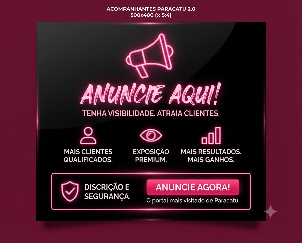 Anuncie no portal Acompanhantes Paracatu